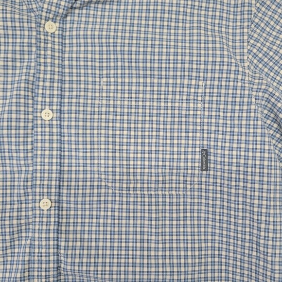 COLUMBIA Mens Blue Plaid Cotton Button Up Shirt Size XL - Picture 2 of 7